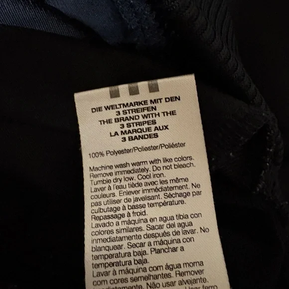 Adidas Men’s Black Tricot Track Jacket Size L 3-Stripes Zip Athletic Streetwear - Picture 3 of 6